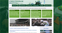 Desktop Screenshot of cheltenhamfestivalnews.com
