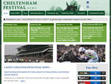 Tablet Screenshot of cheltenhamfestivalnews.com